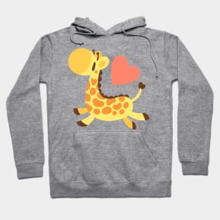 Heart Giraffe Hoodie